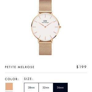 Daniel Wellington Rose Gold 36mm Women’s Watch